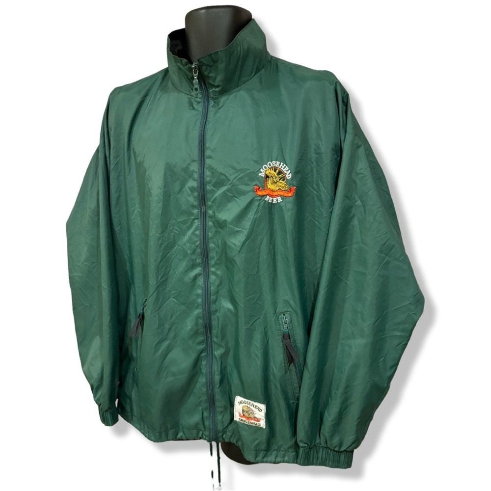 Vintage 90s Moose Head Beer x KWay Windbreaker Jacket